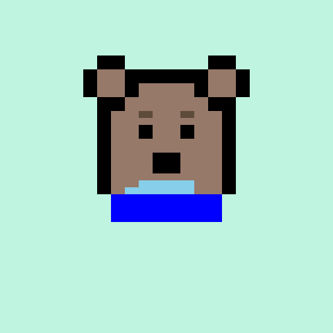 Pixel Bear #68679