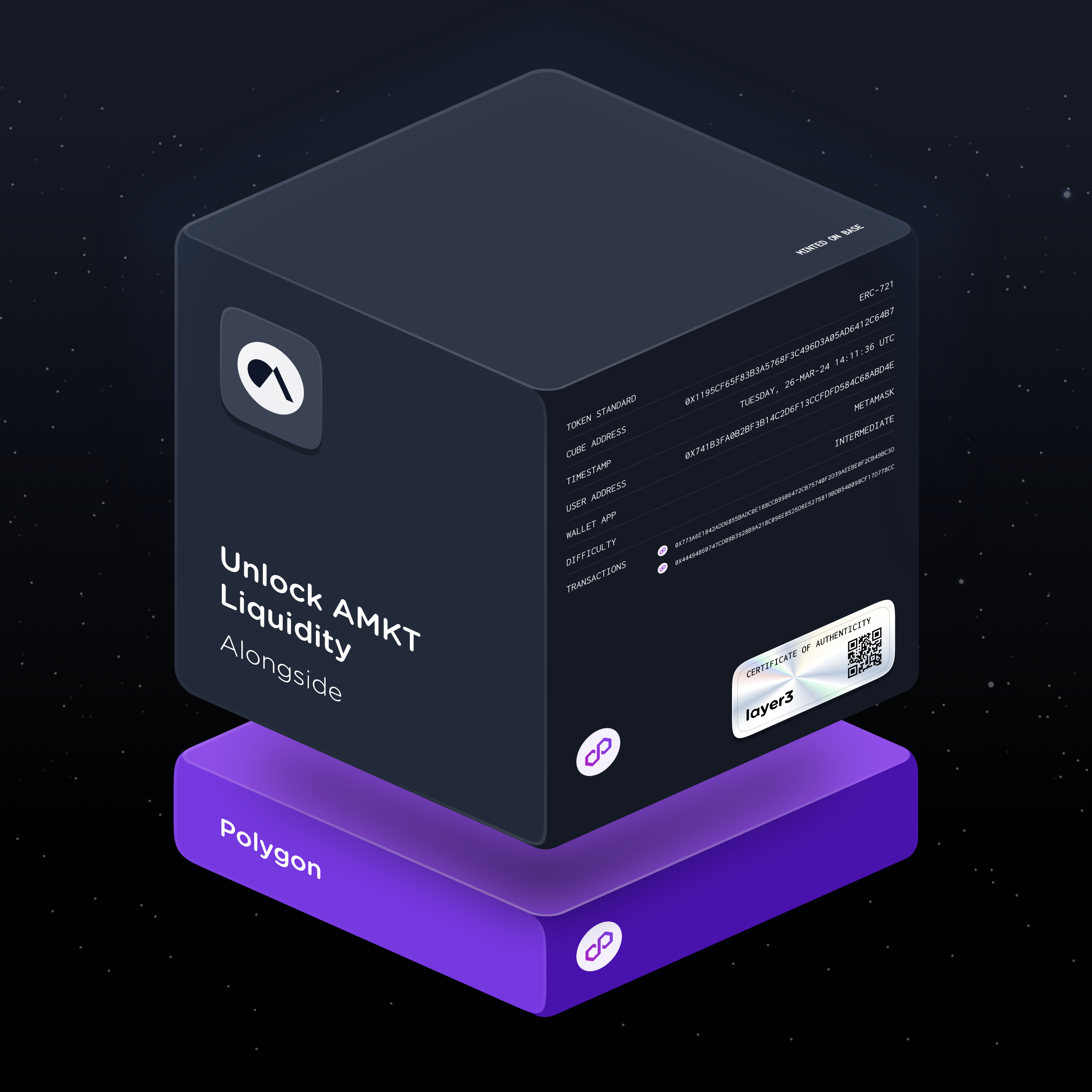 Unlock AMKT Liquidity