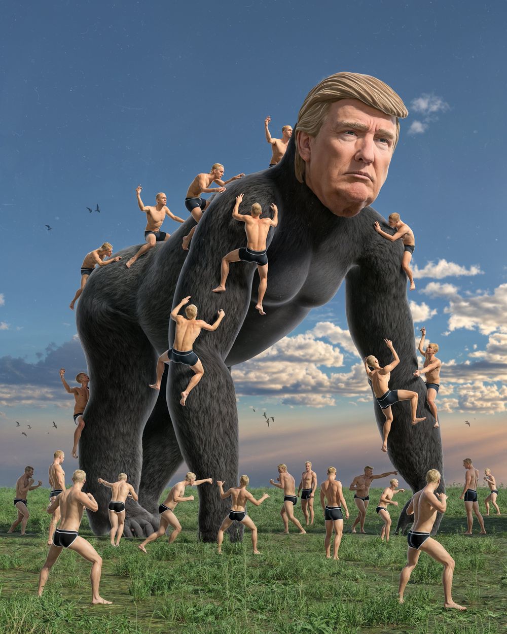 1 GORILLA vs. 100 MEN 