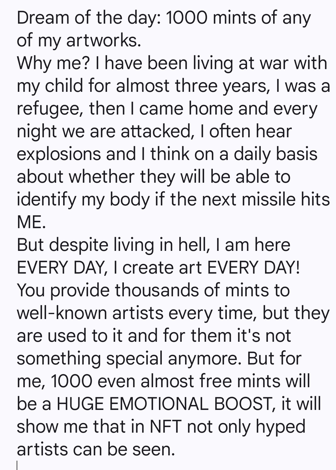 1000 mints