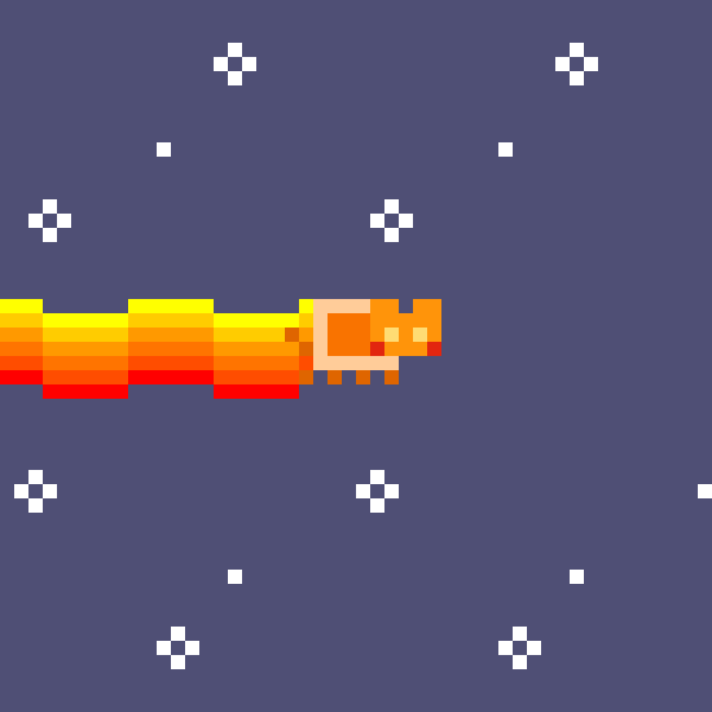 Pumpkin Spice Dot Cat