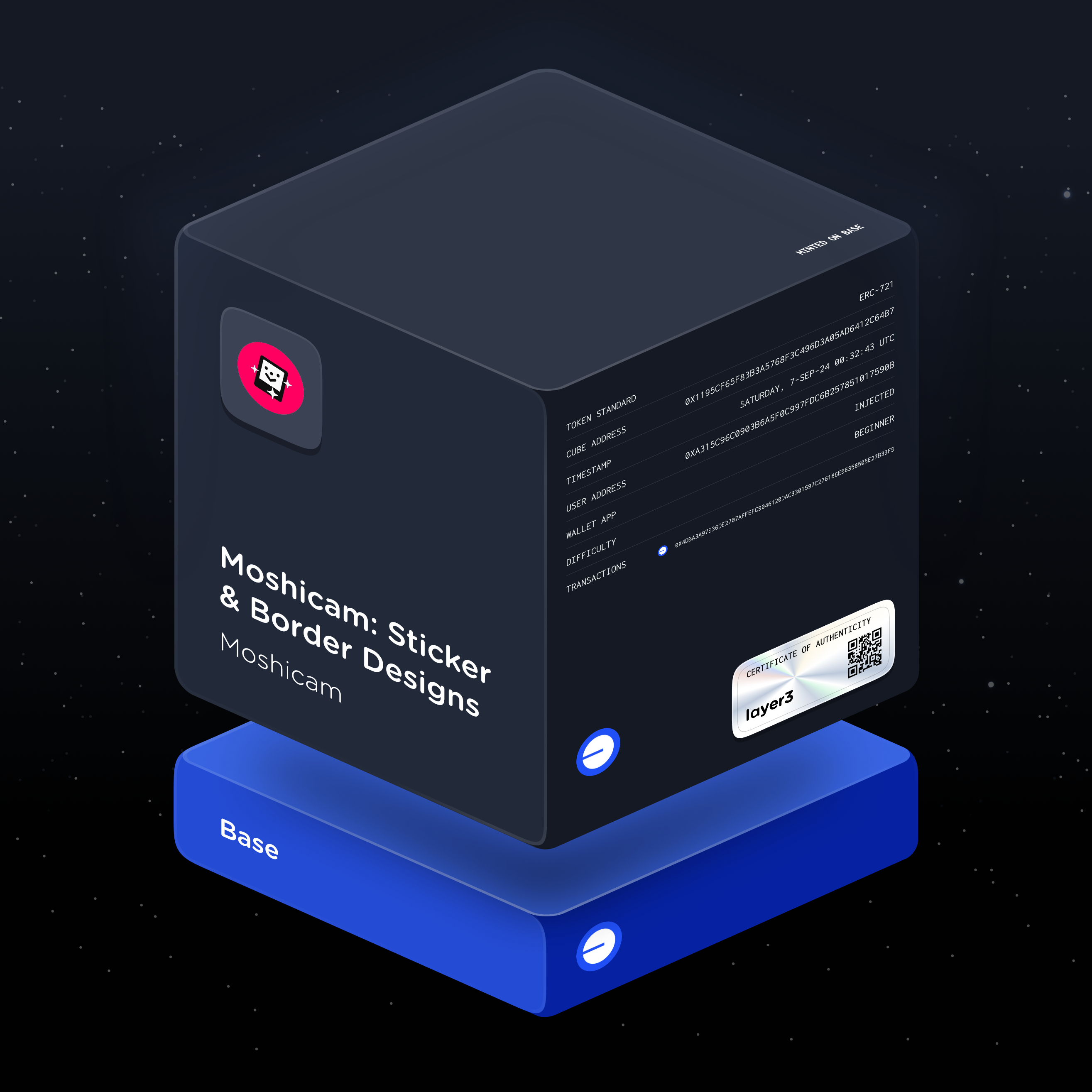 Moshicam: Sticker & Border Designs