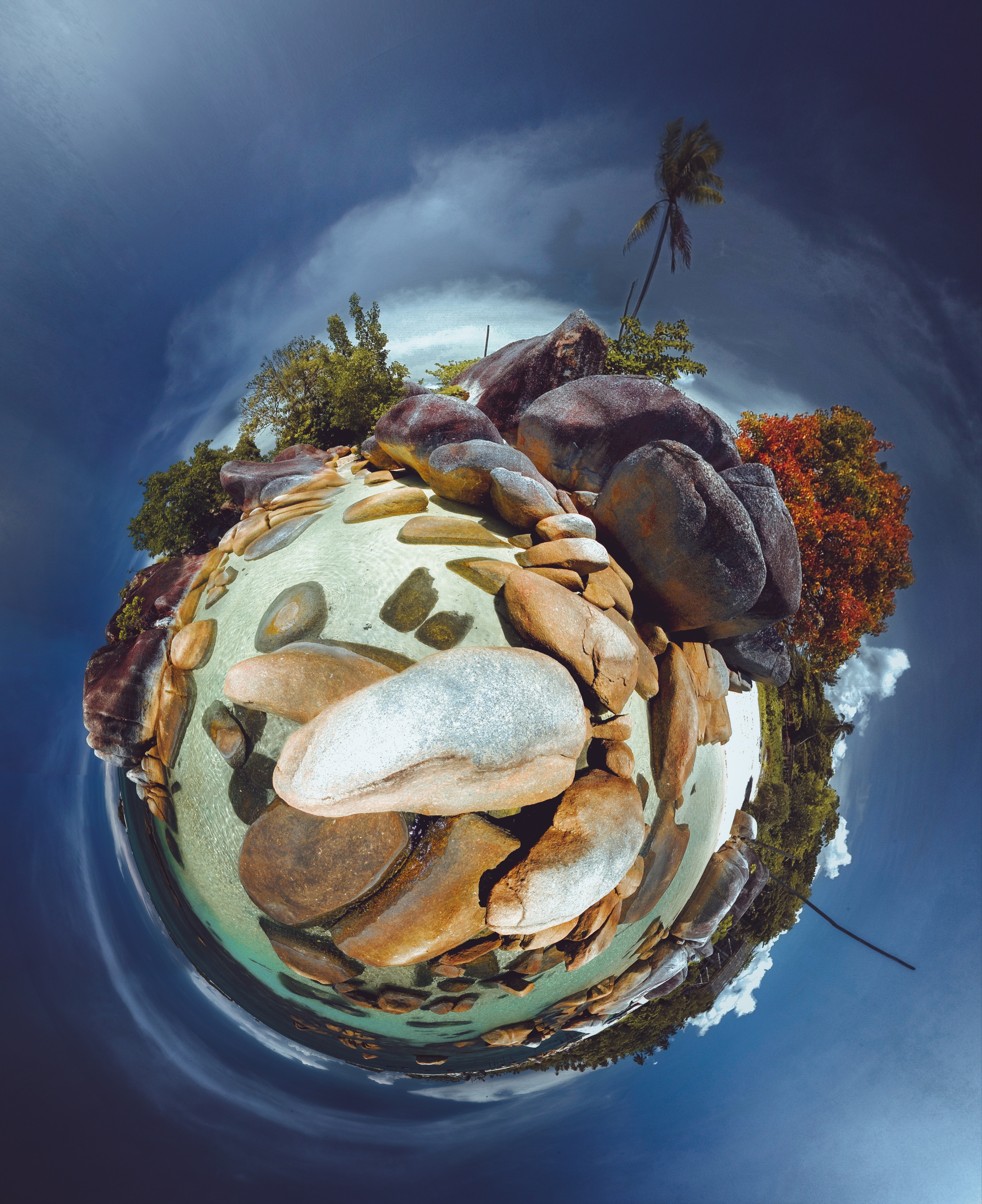 Tiny Planet of Belitung Island