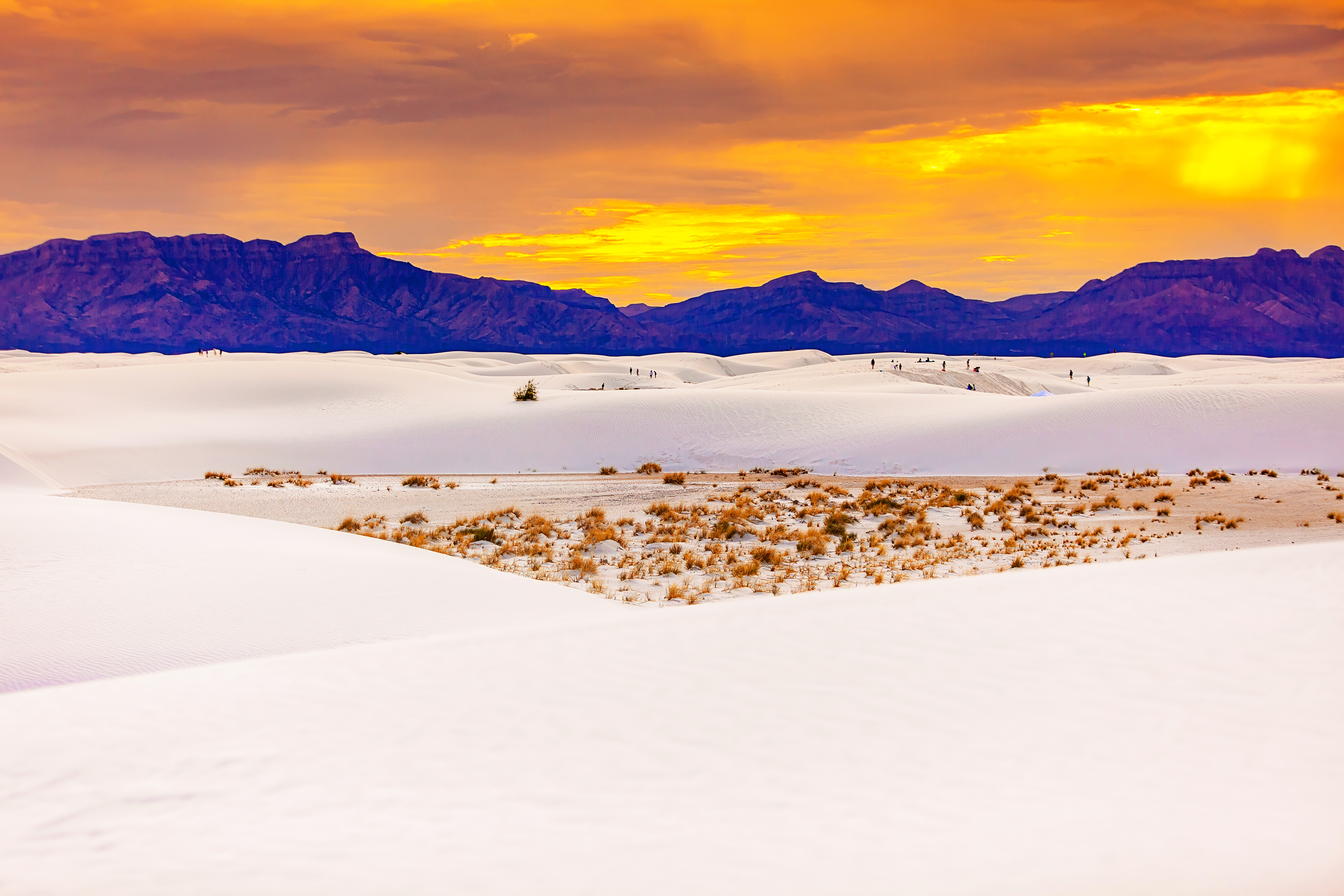 White Sands at Sunset #543