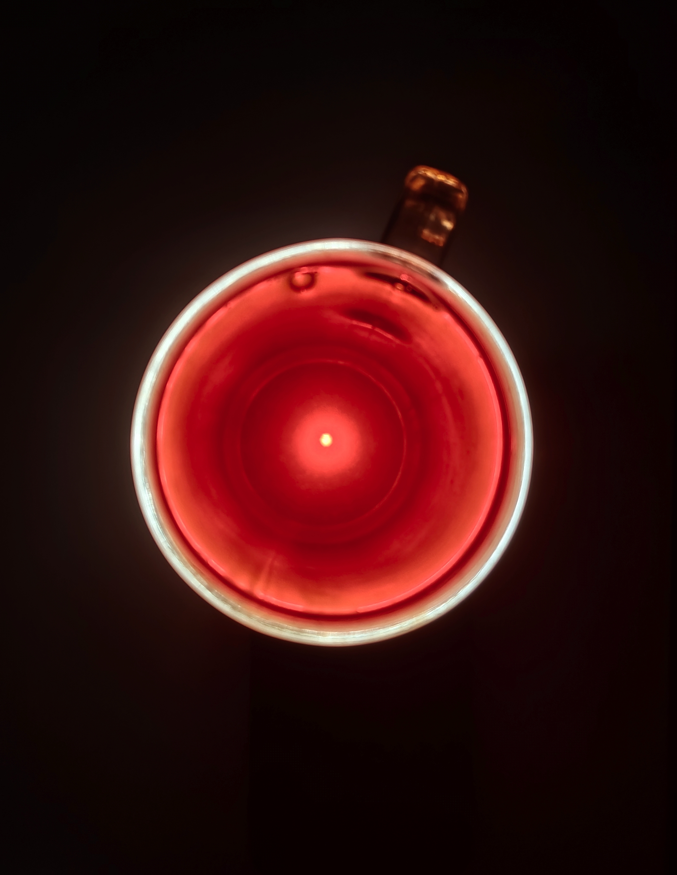 Red glow - Paris, France