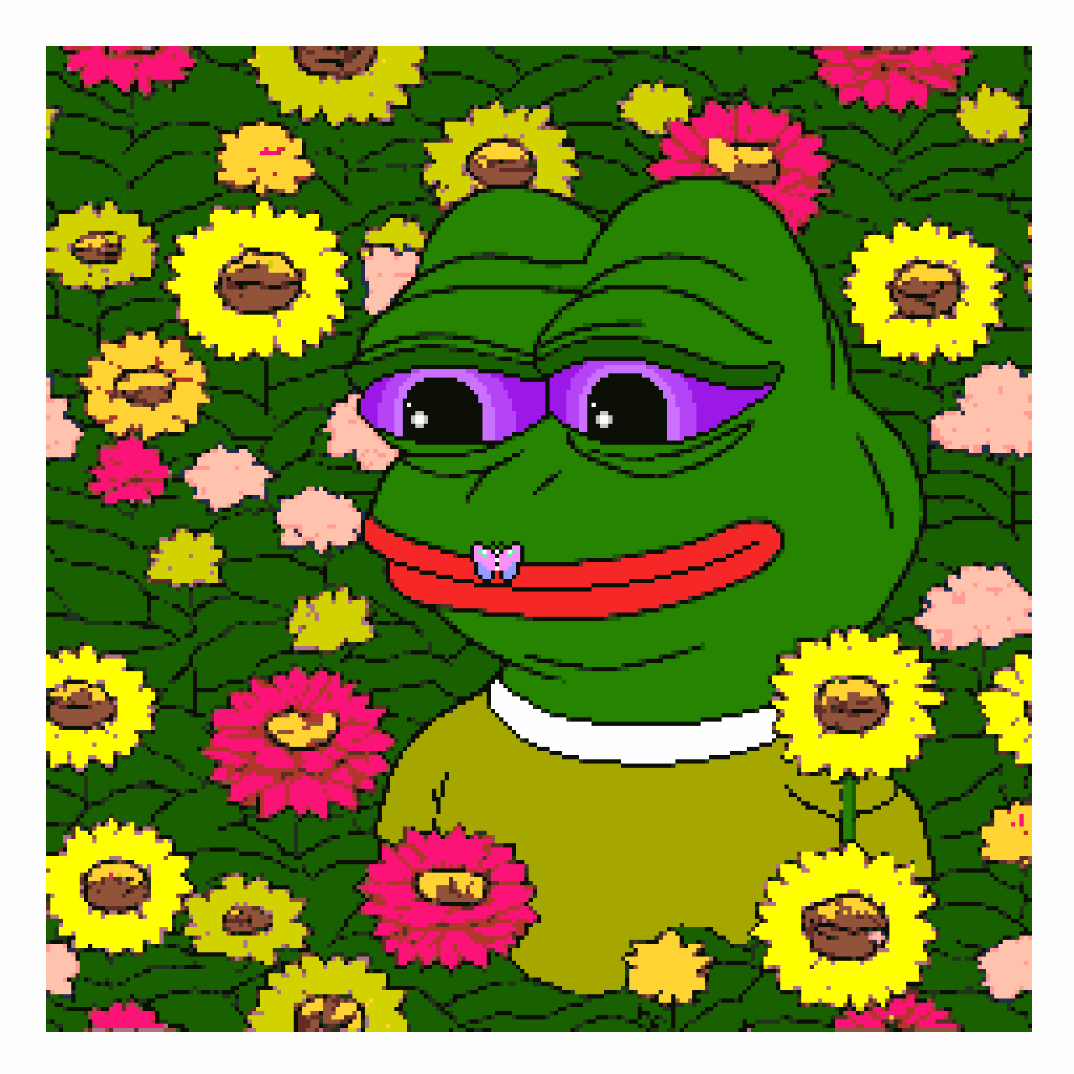 Pepe & flower