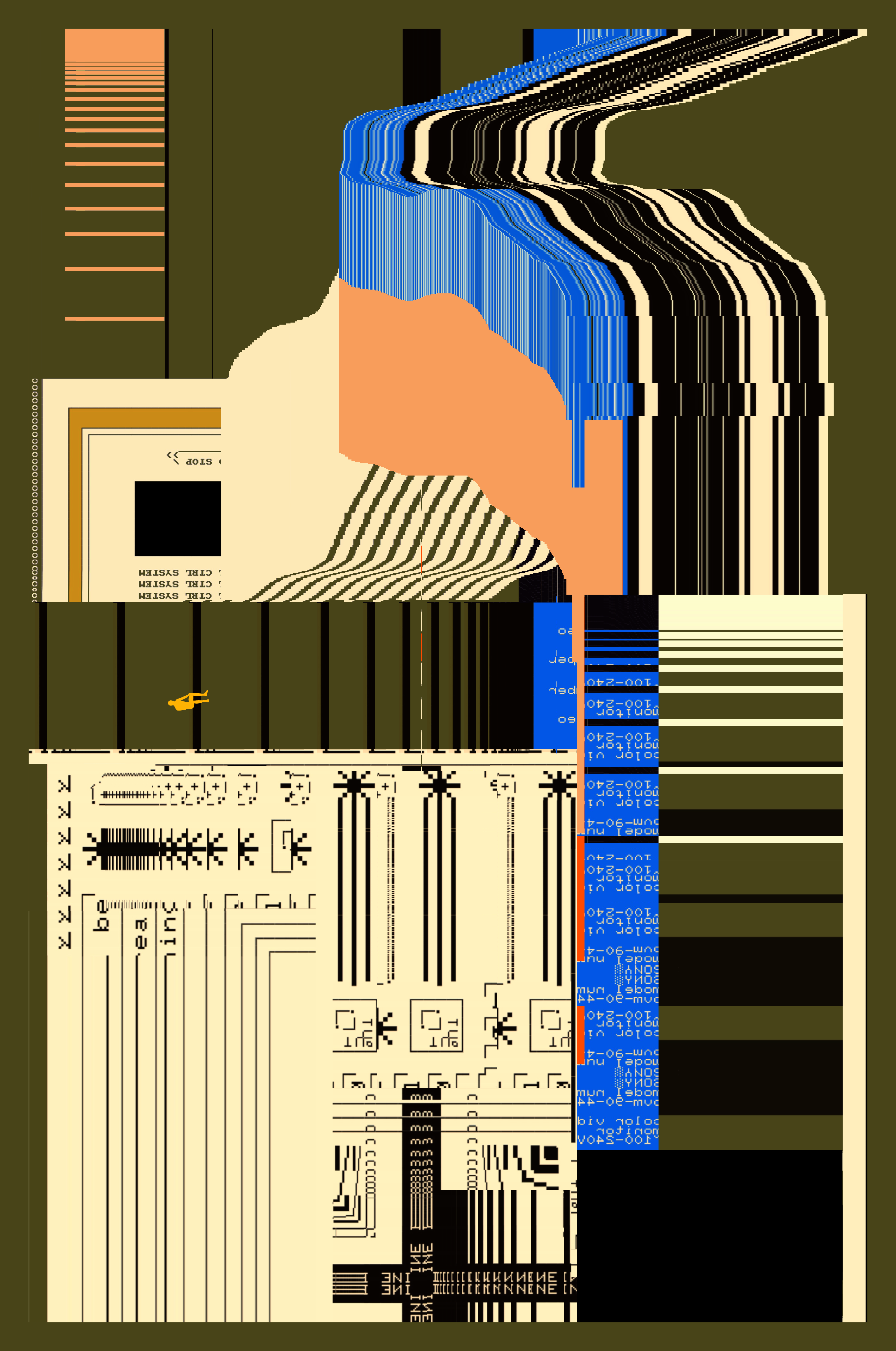 i sat by the pink waterfall