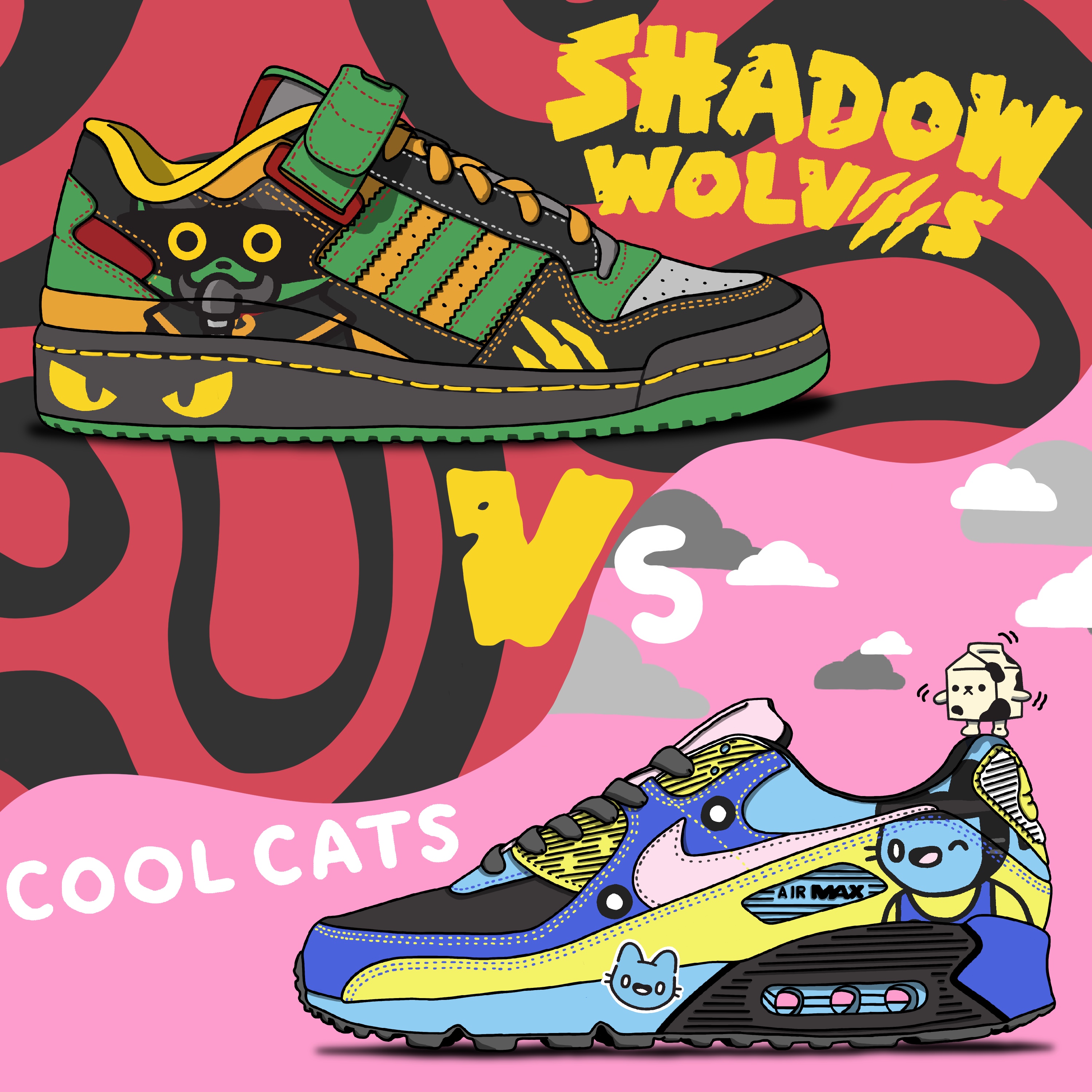 Shadow Wolves vs Coolcats By Dad
