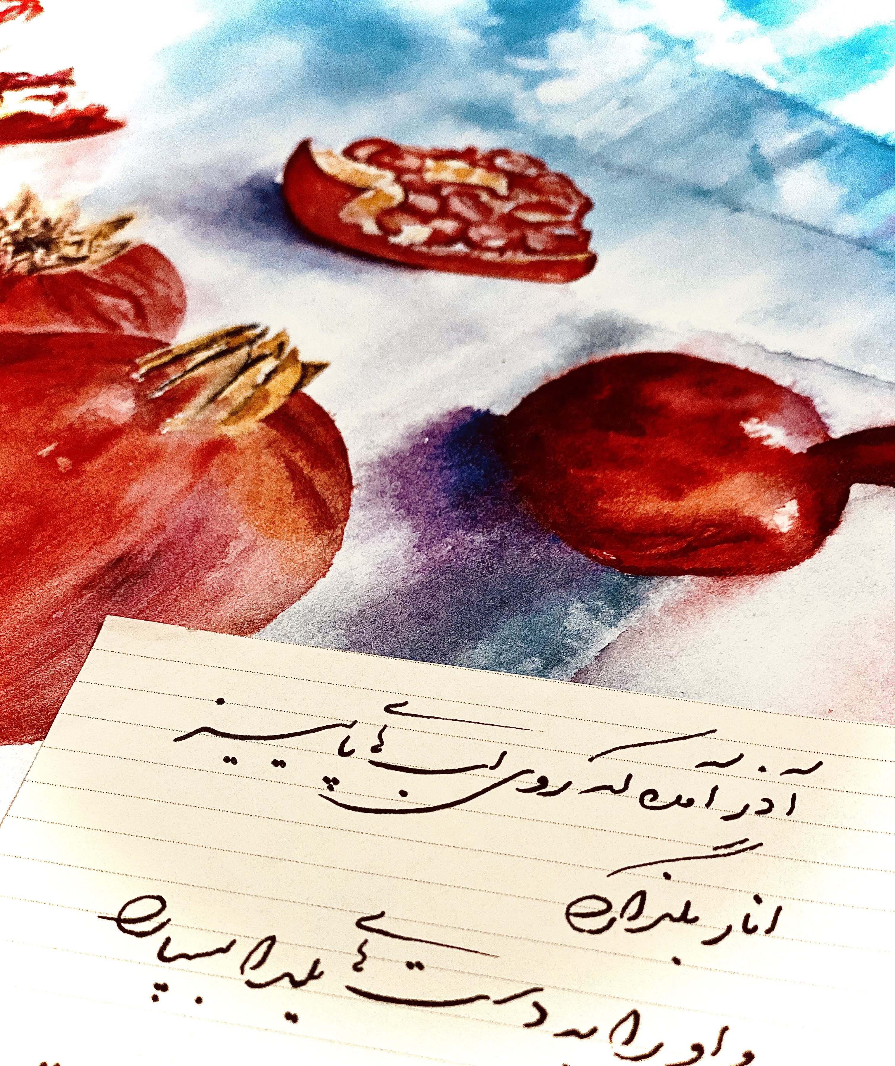 Red pomegranates❤️ #7