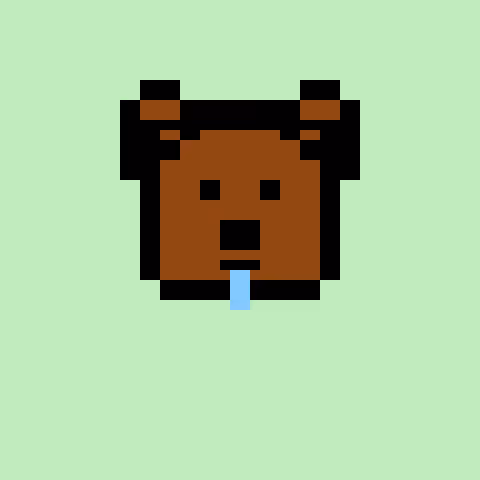 Pixel Bear #16692