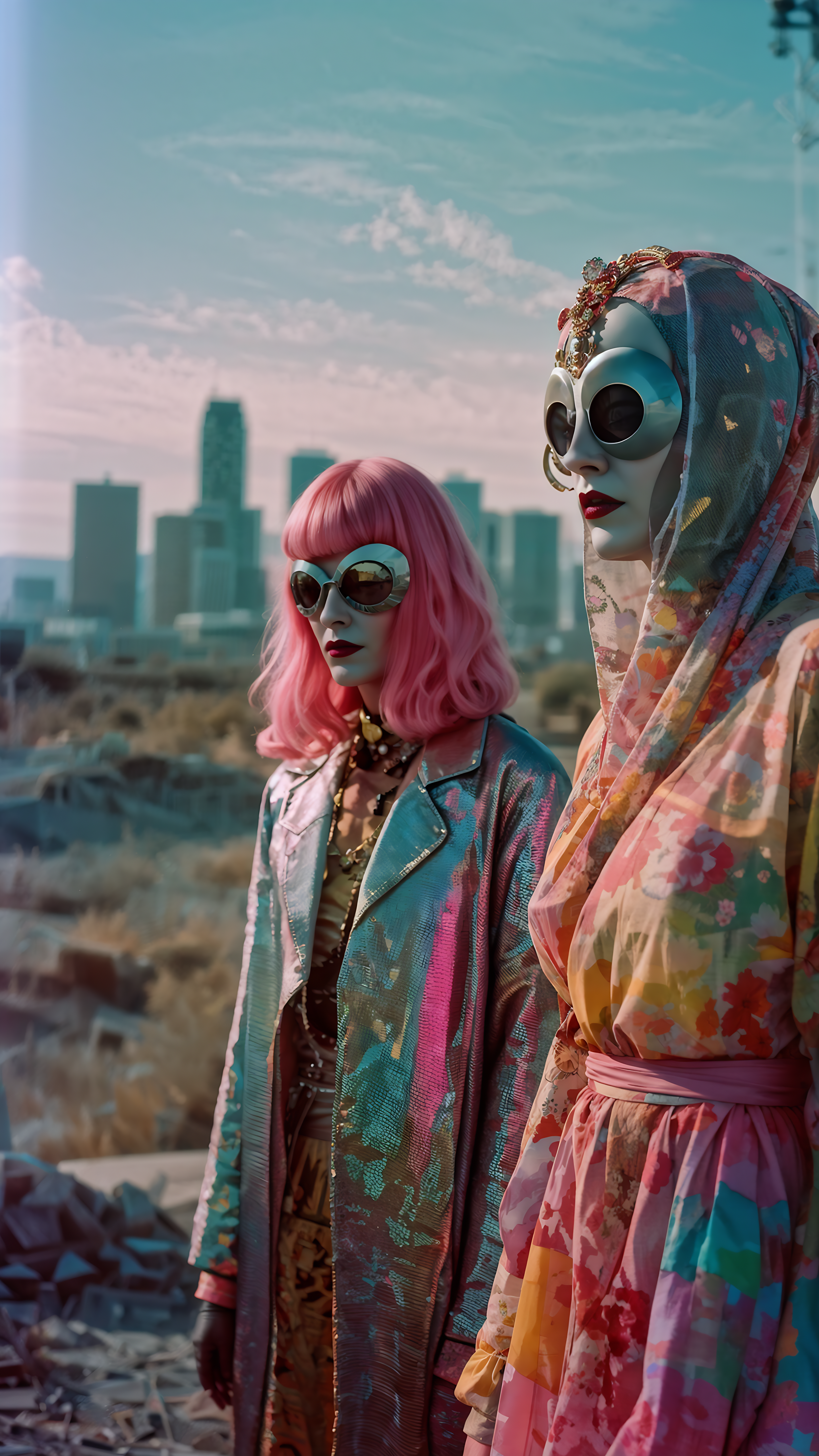 enjoying the sunrise