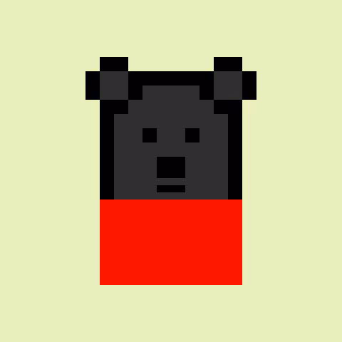 Pixel Bear #50194