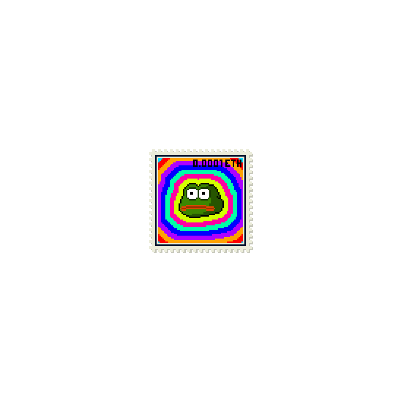 Pixel Stamps - Psychedelic