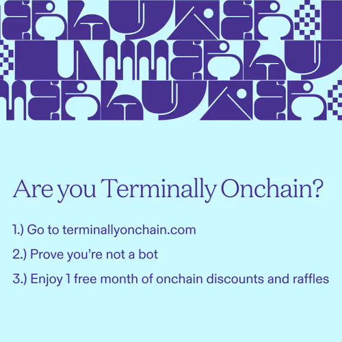 Terminally Onchain Hypersummer Collab
