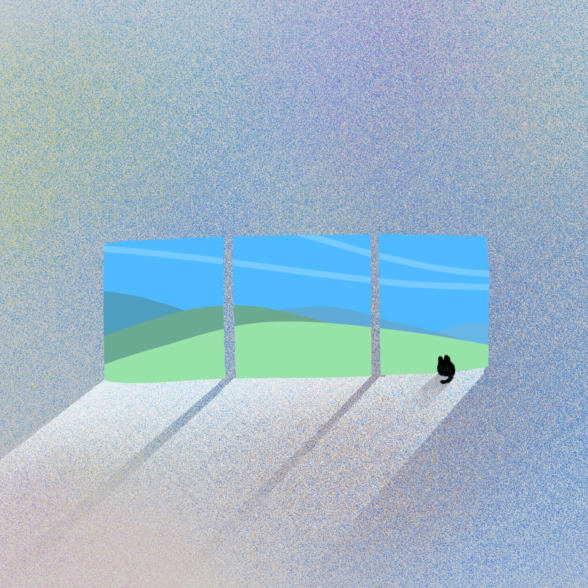 Cats in the window No.60