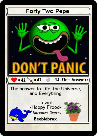 FORTYTWOPEPE | Series 1 Card 50