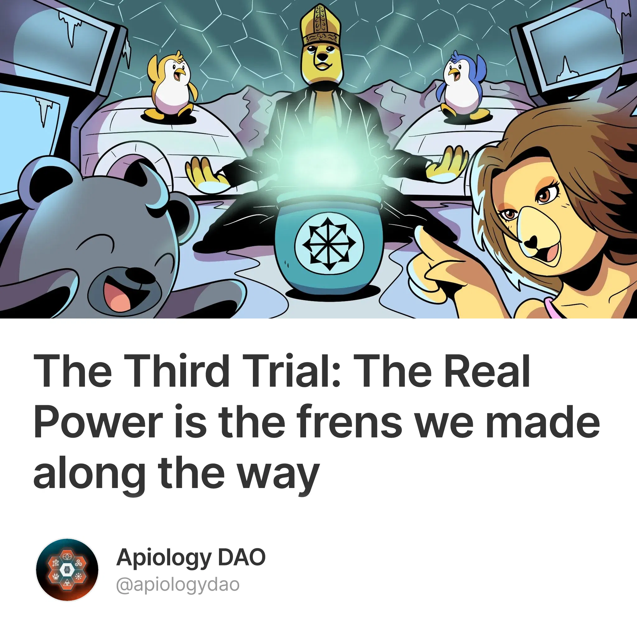 The Third Trial: The Real Power is the frens we made along the way #889