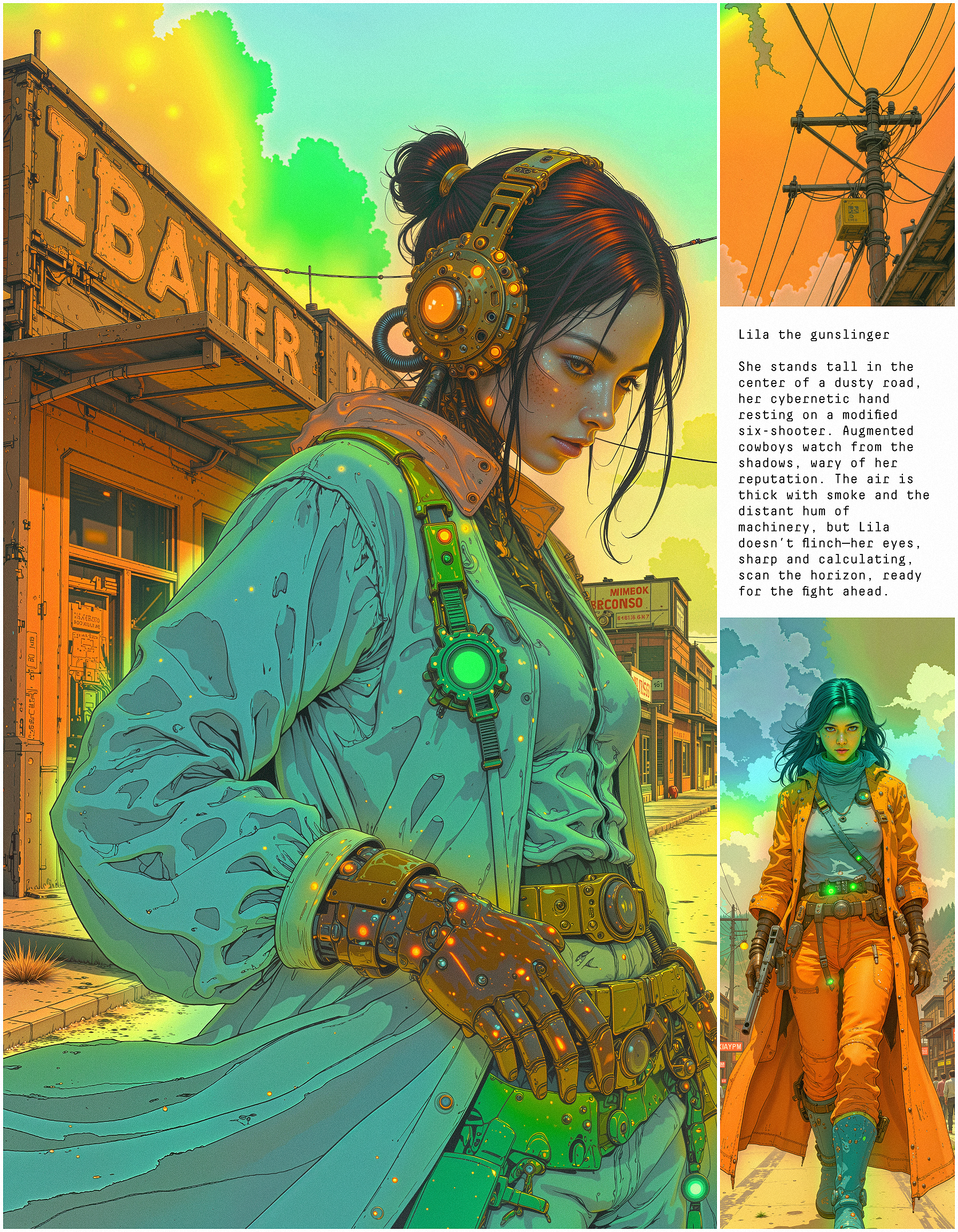 mesa 001 . Lila . the gunslinger