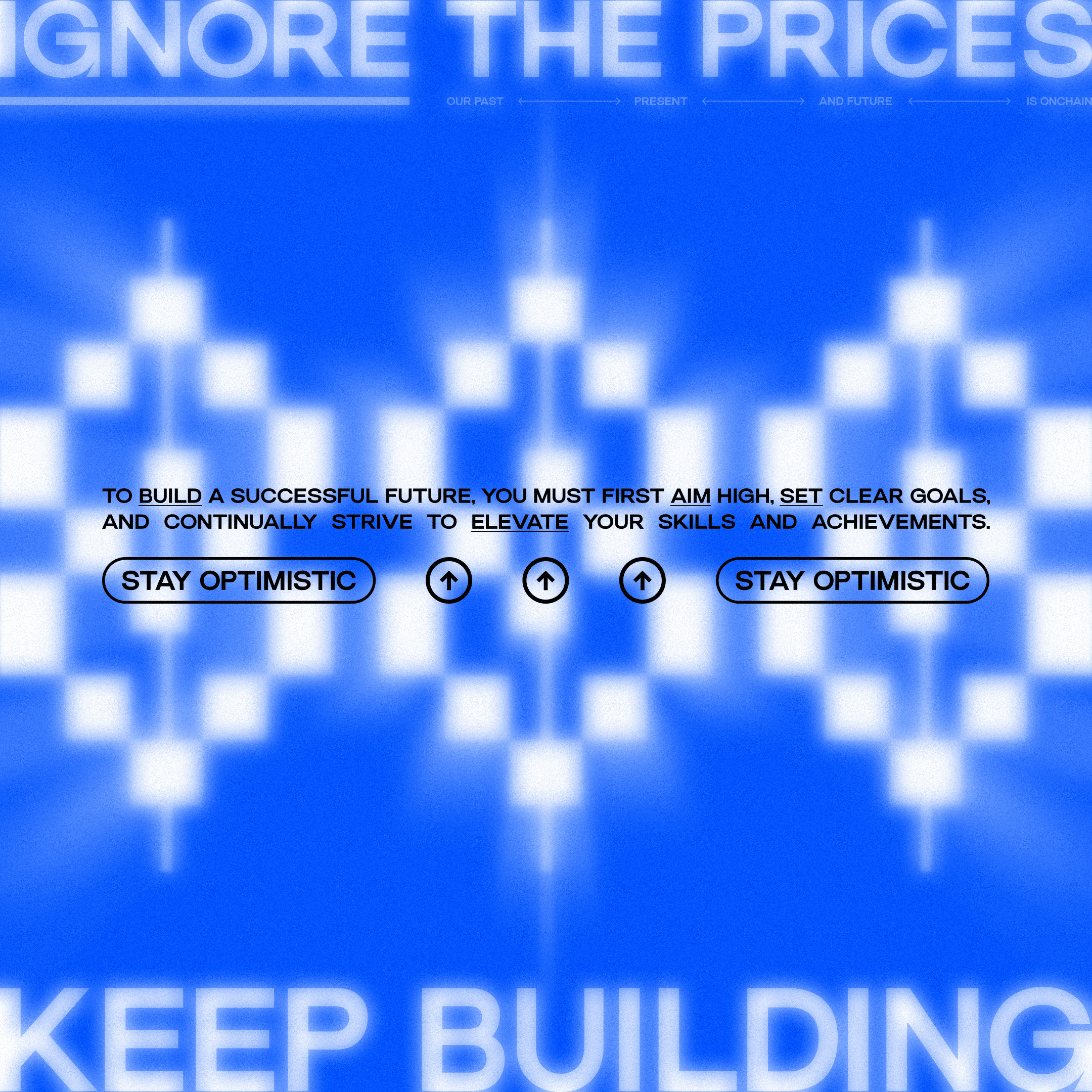 ignore the prices, keep building