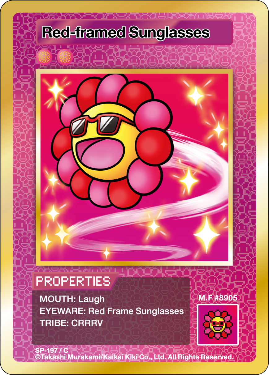 Red-framed Sunglasses SP-197 EN