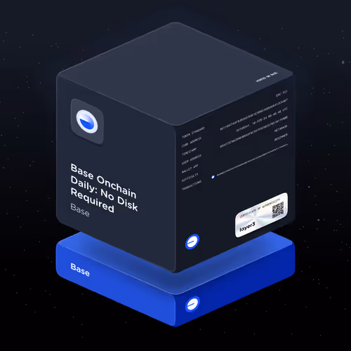 Base Onchain Daily: No Disk Required