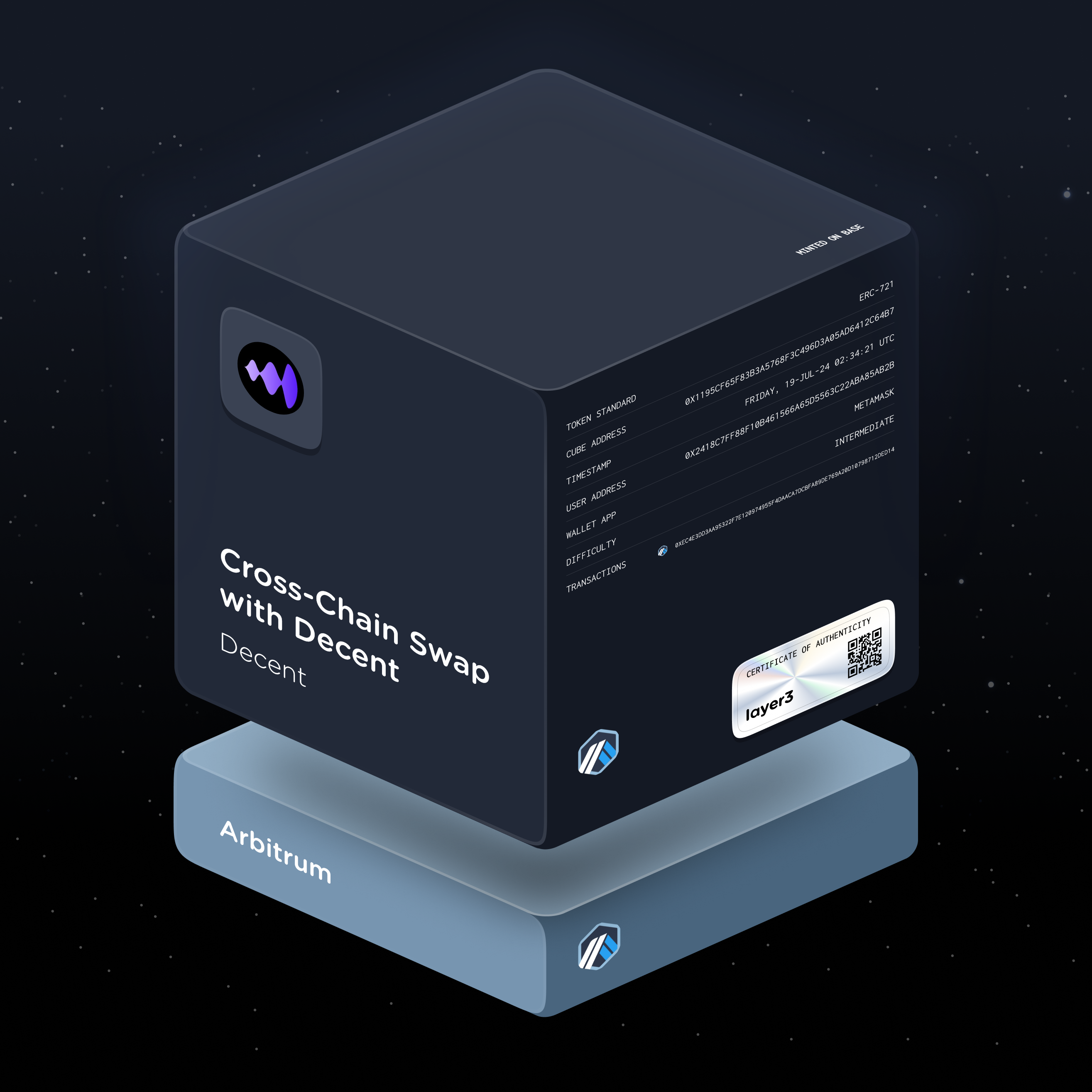 Cross-Chain Swap with Decent