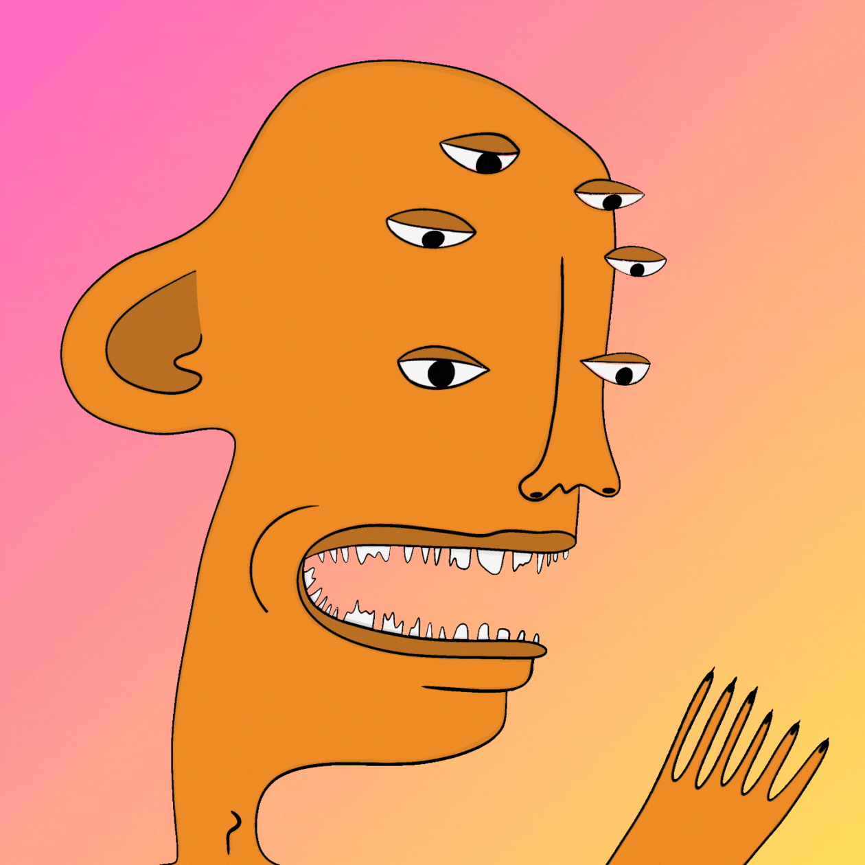 Cecil has the popcorn munchies