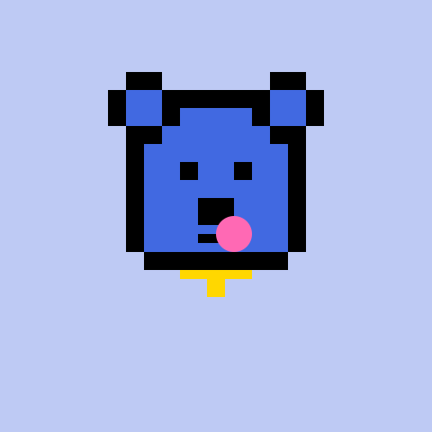 Pixel Bear #78491