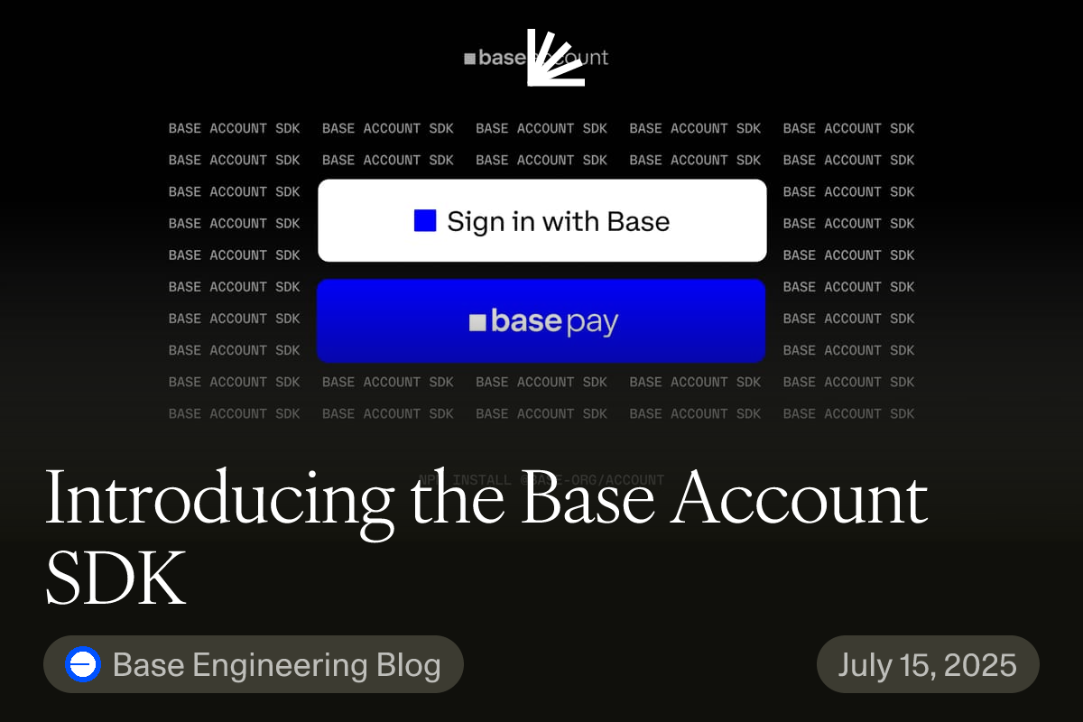 Introducing the Base Account SDK #3