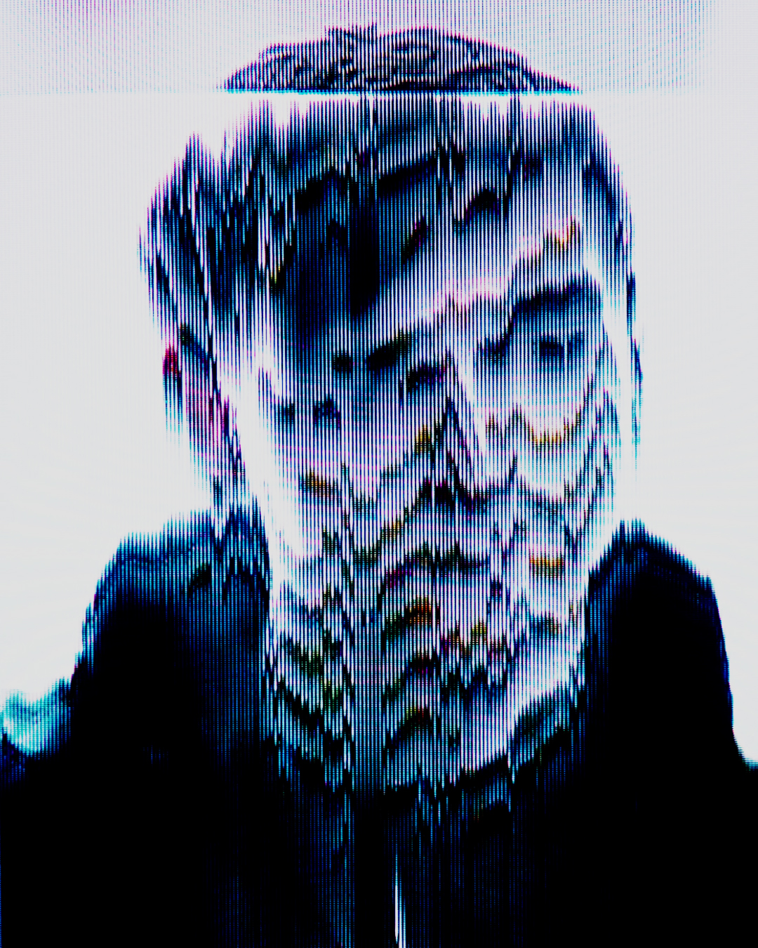 self portrait - glitch