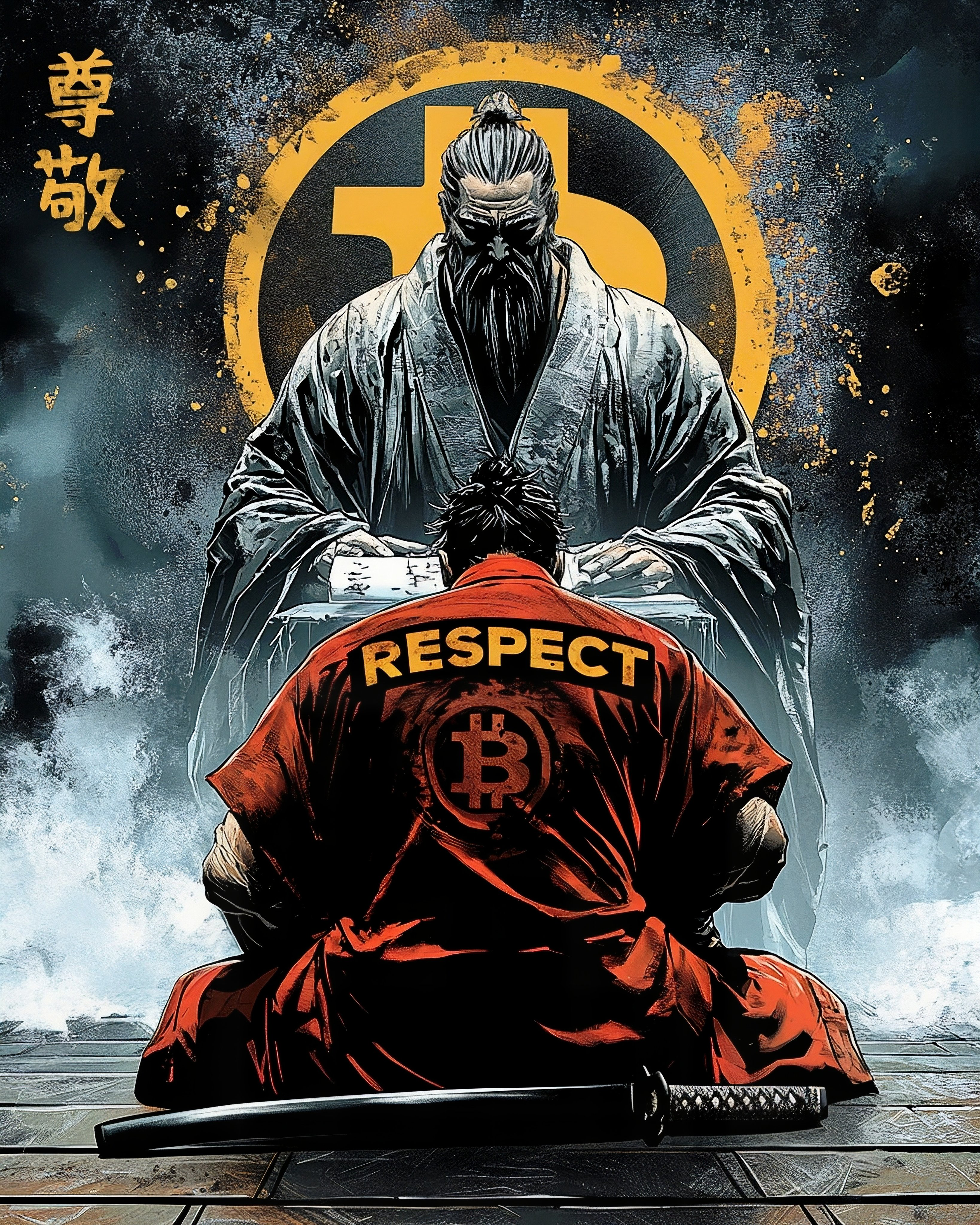 Respect: "尊敬" (sonkei)