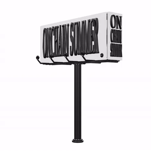 ONCHAIN SUMMER 3D BILLBOARD 