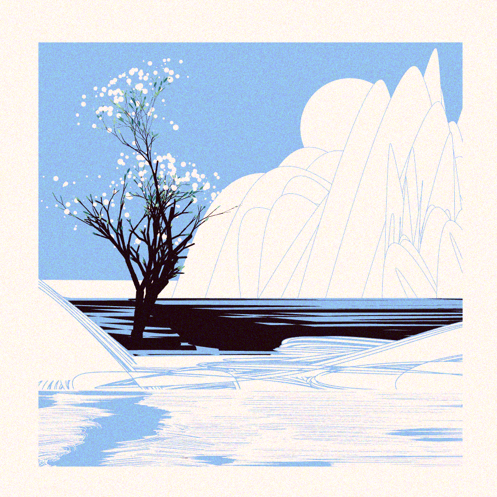 The Blossoms Behind the River #B6