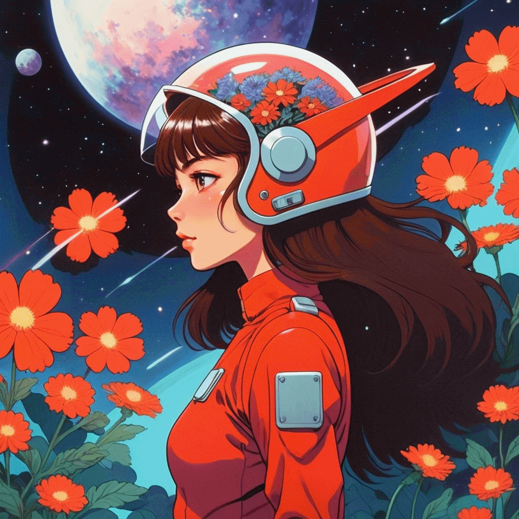 THE GIRL AND THE STARS