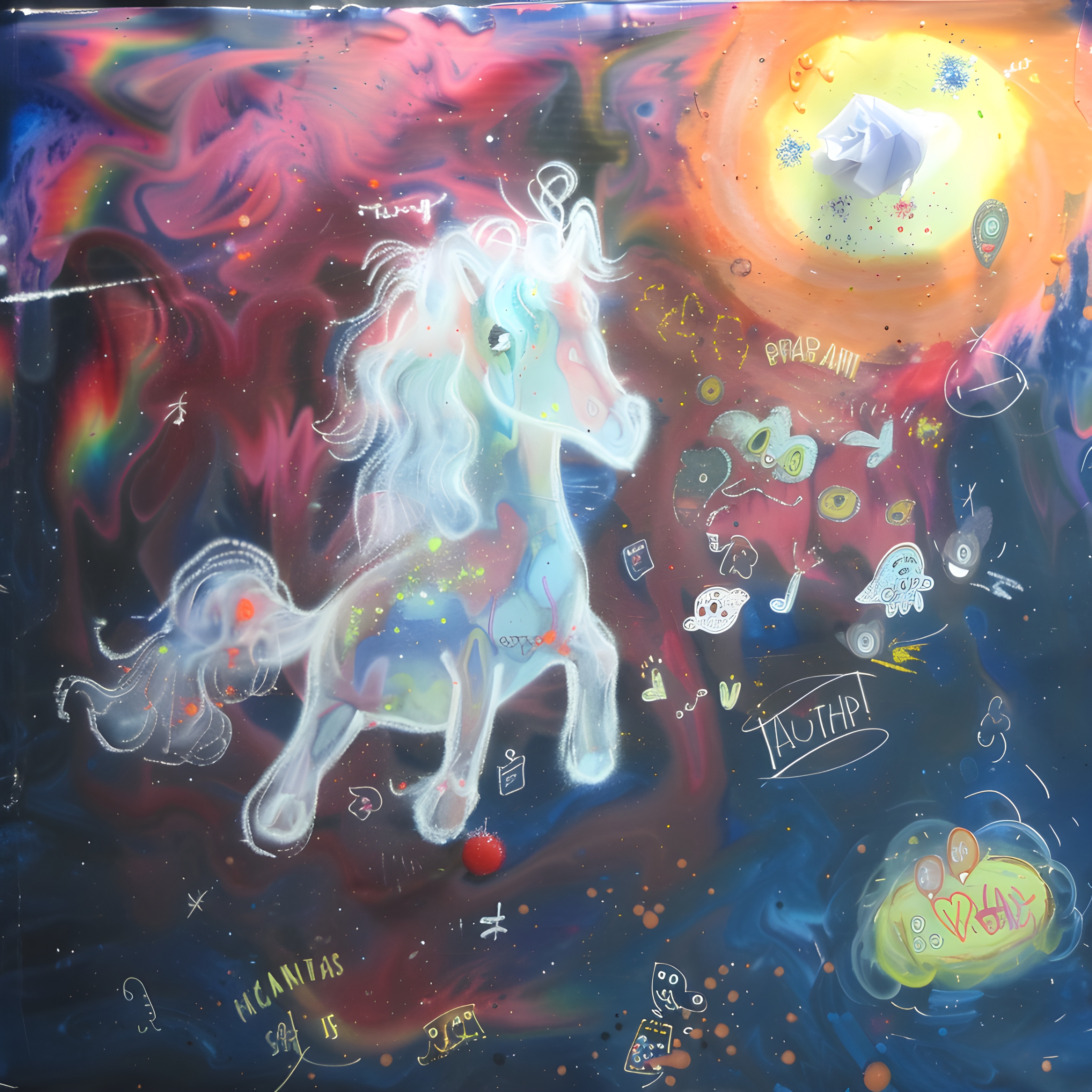 Prancing Through a Magical Heavenly Digital World by Ann Hirsch #23