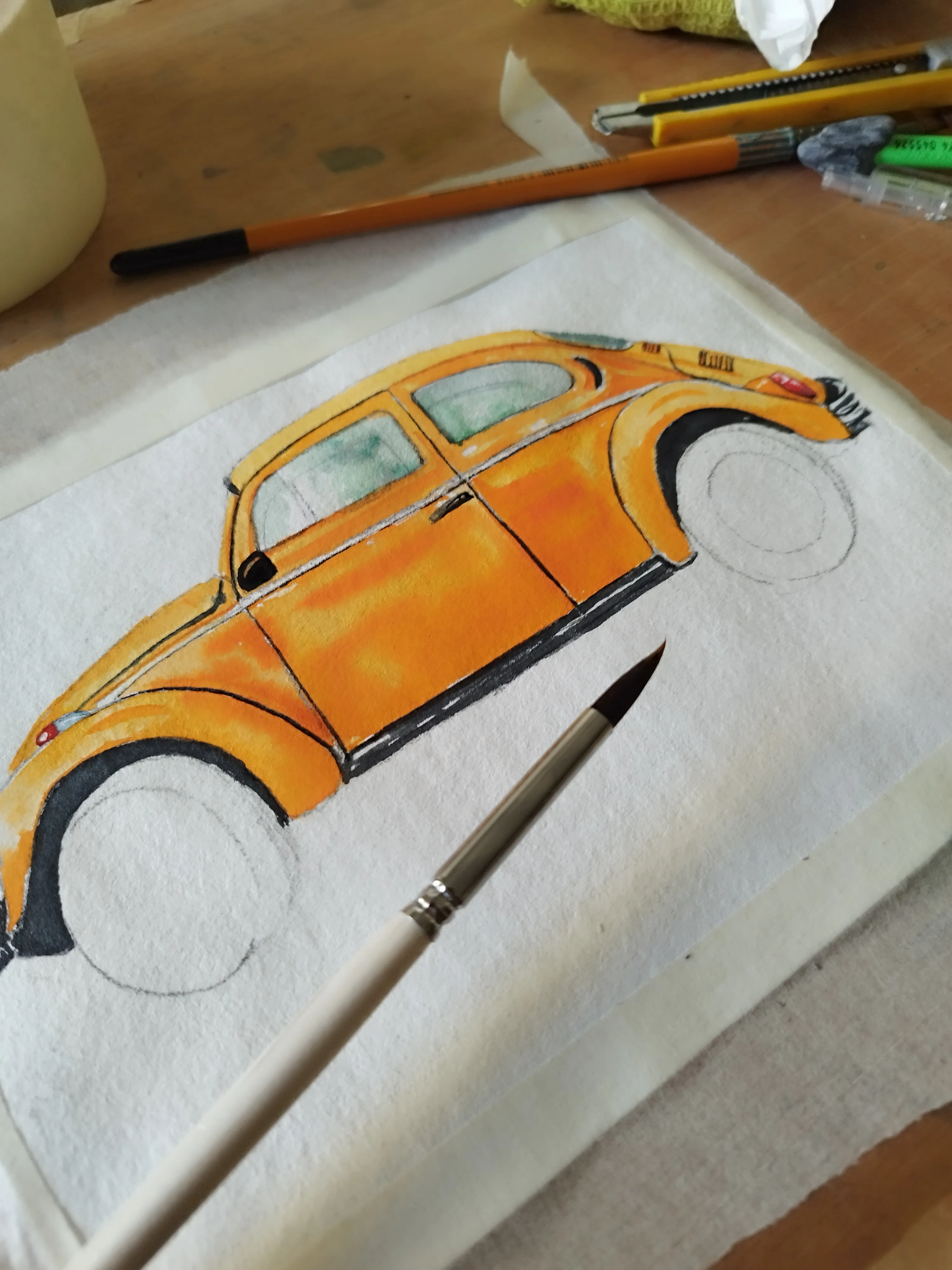 Yellow beetle #11