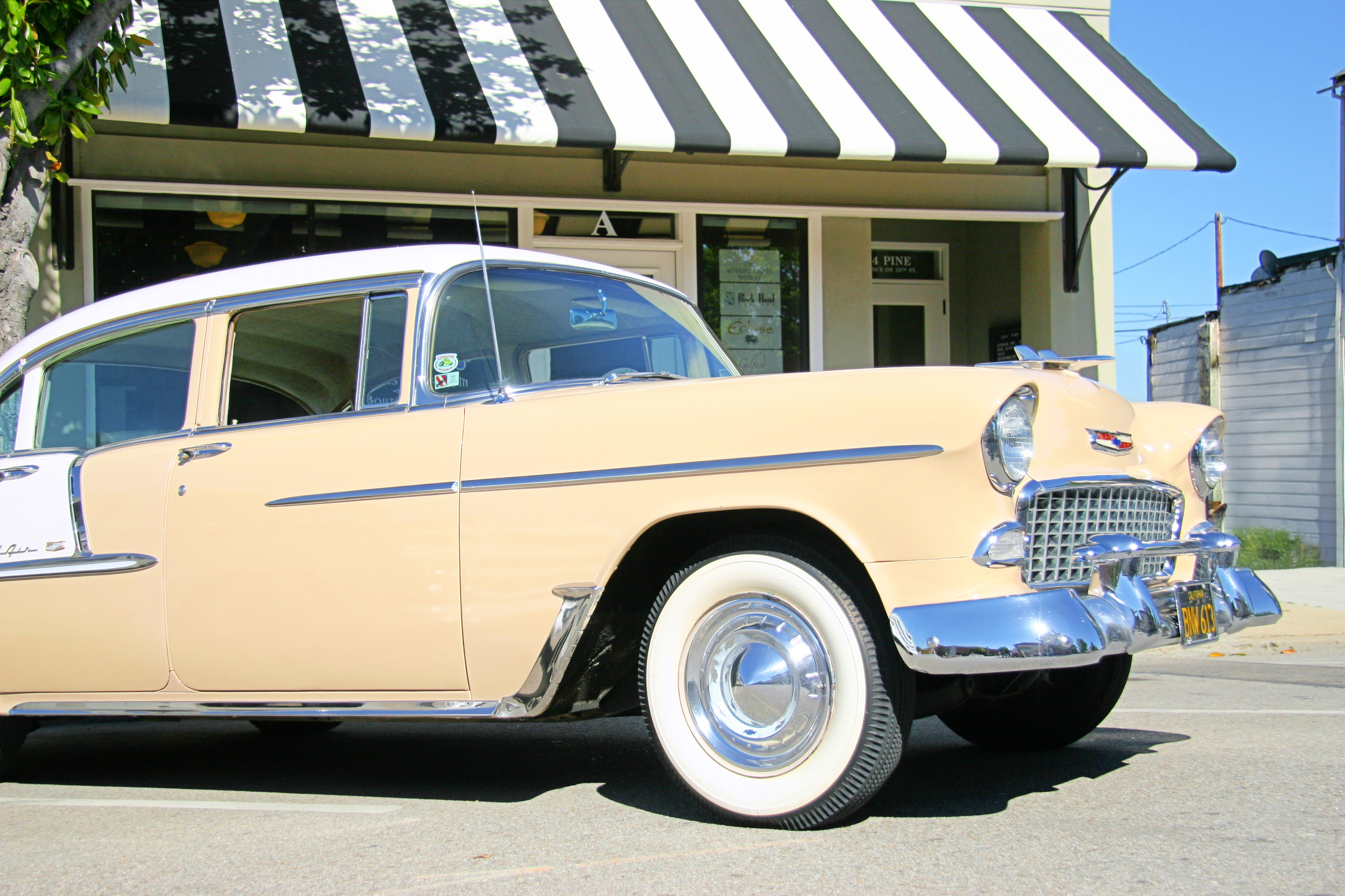 Canary Yellow Chevy Bel Air