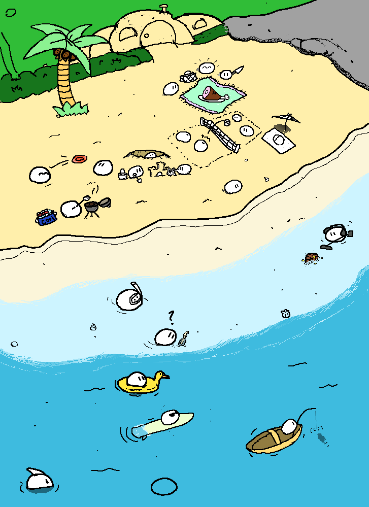beach slime sketch #5