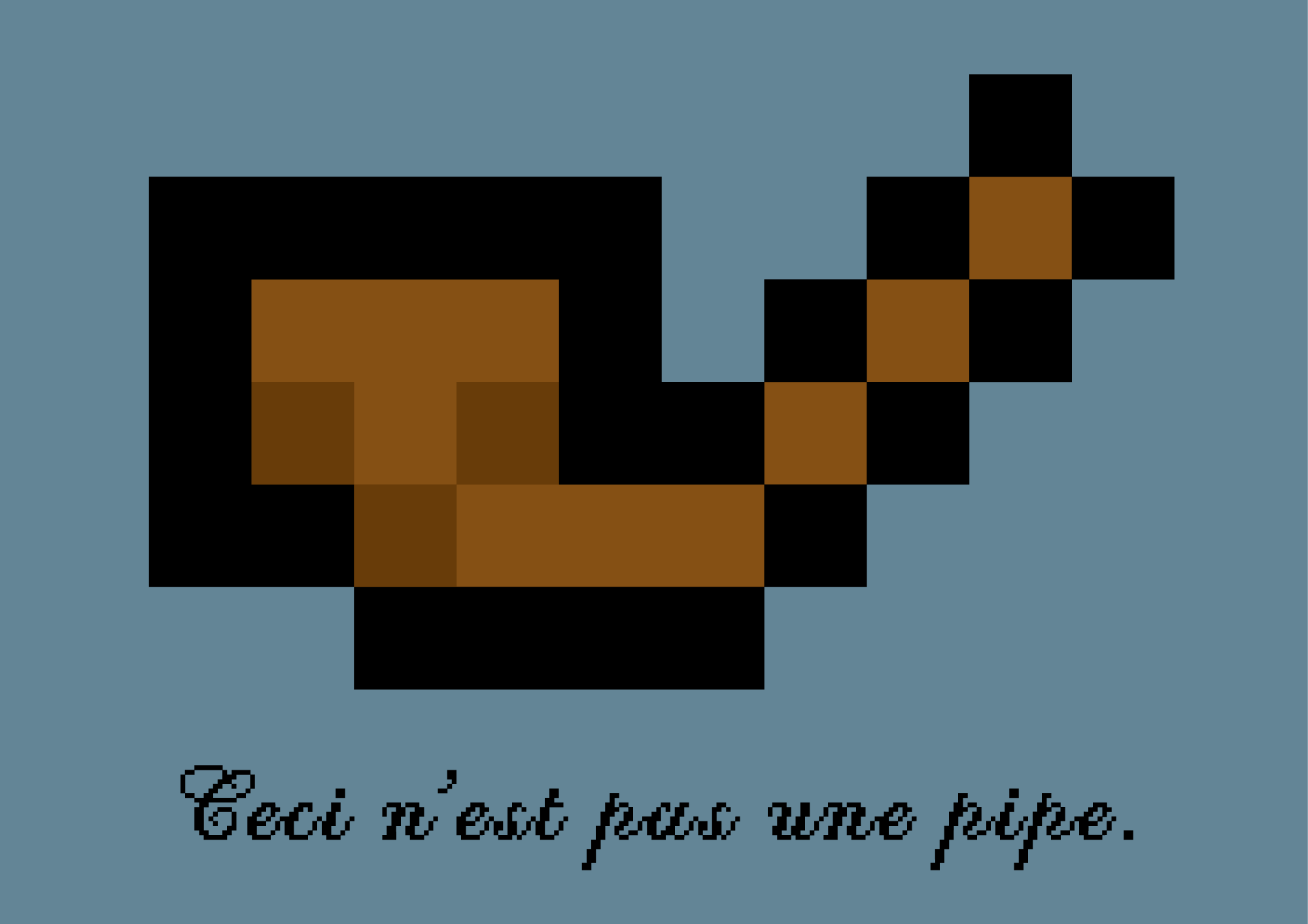 Ceci n'est pas une pipe.