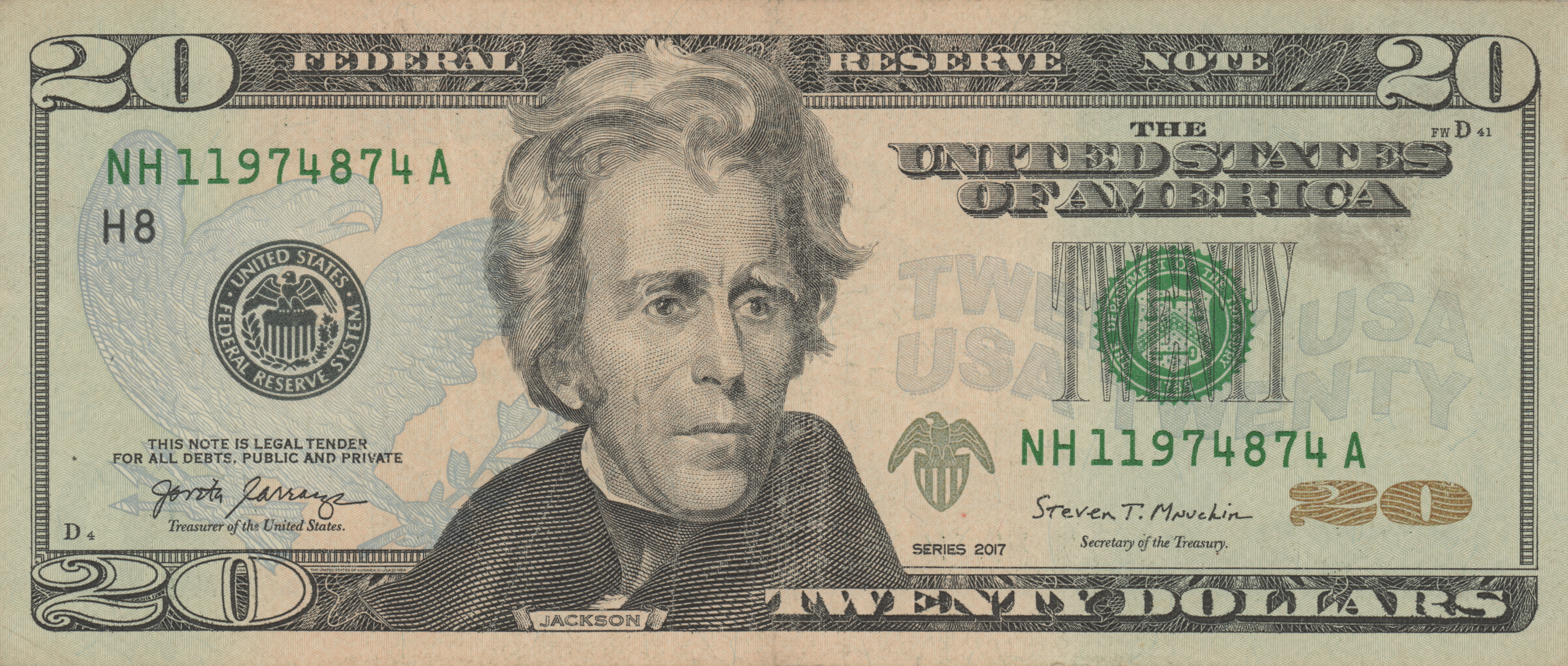 Portrait of Andrew Jackson