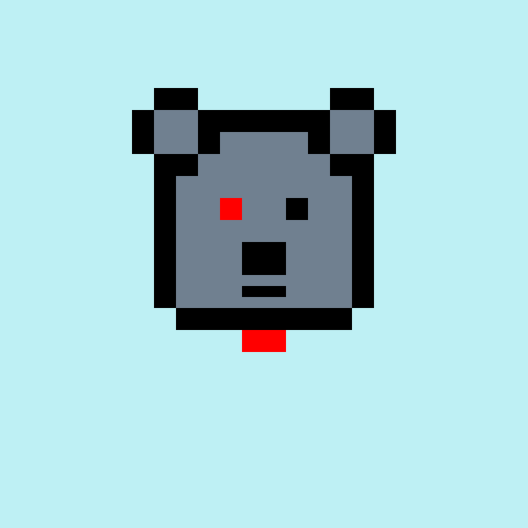 Pixel Bear #58919