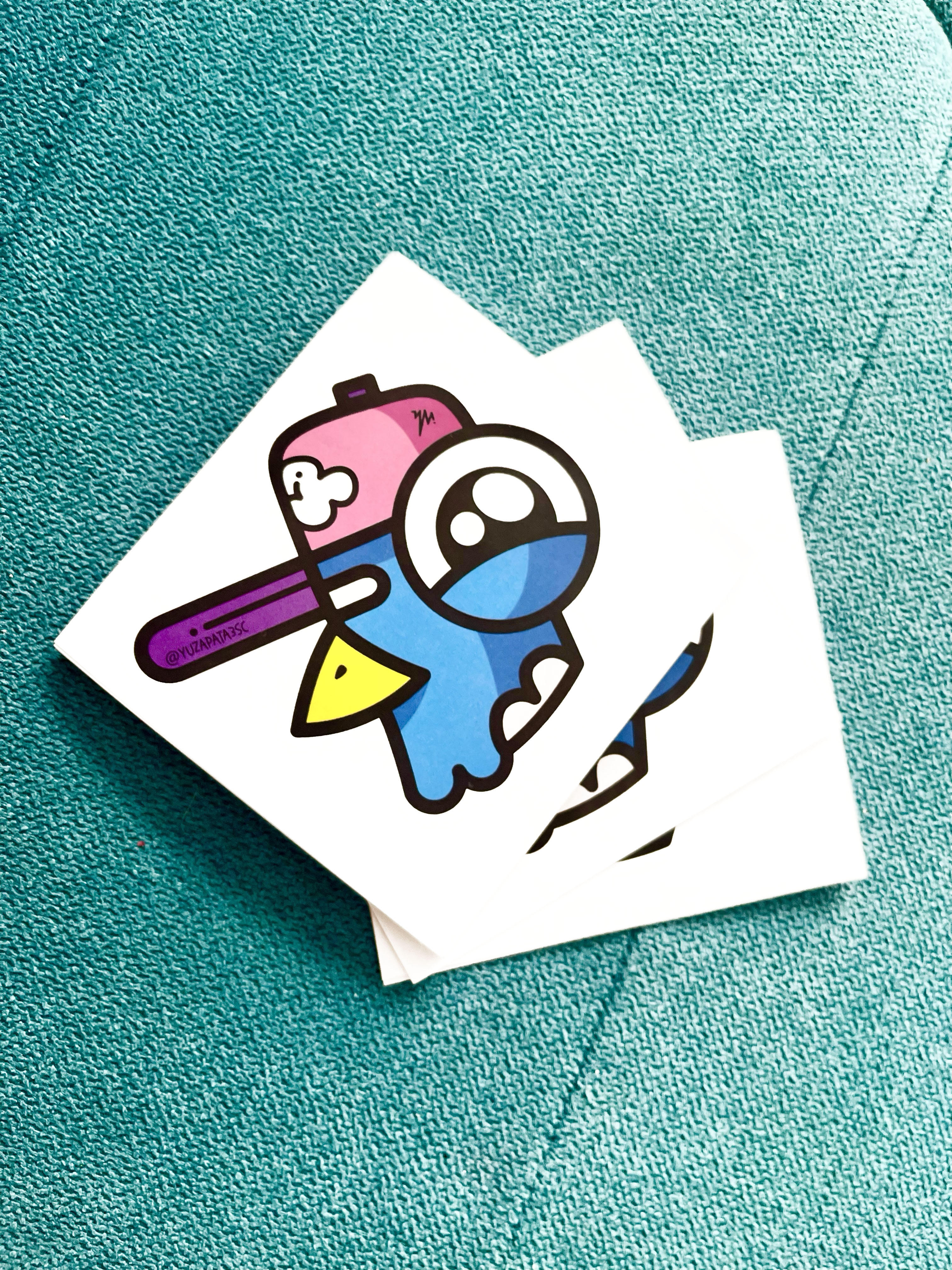 Pink Hat Palometa Sticker #12