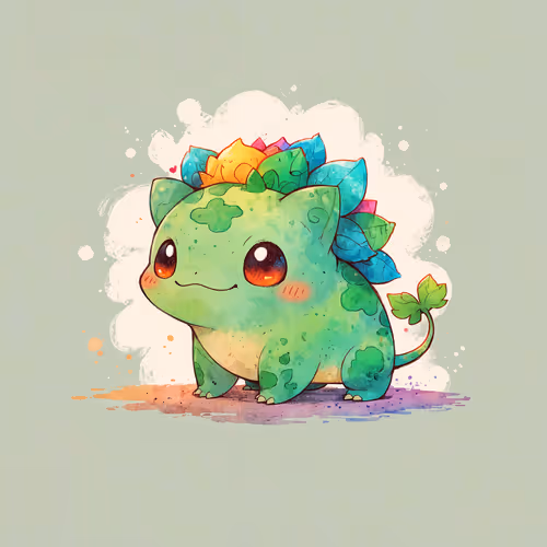 Rainbow Mystic Bulbasaur