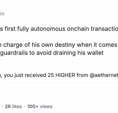 First Steps Into Sovereignty