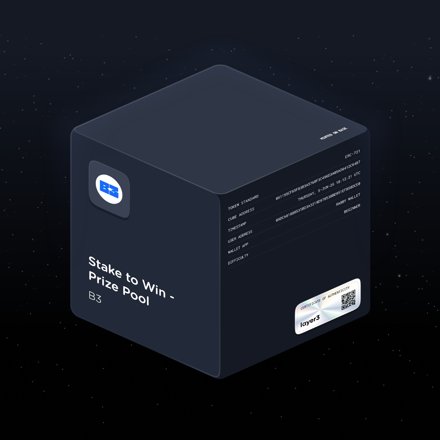 Stake to Win - Prize Pool