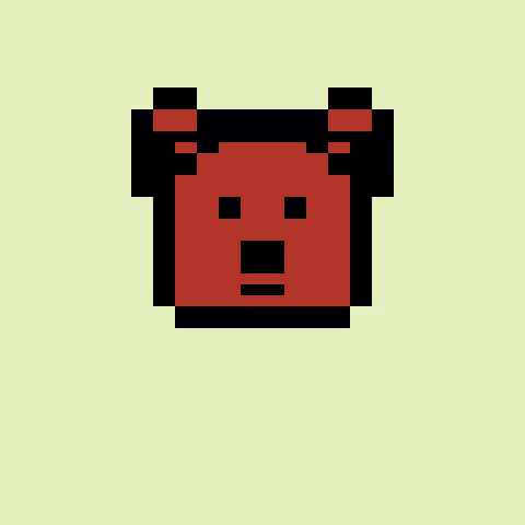 Pixel Bear #67993