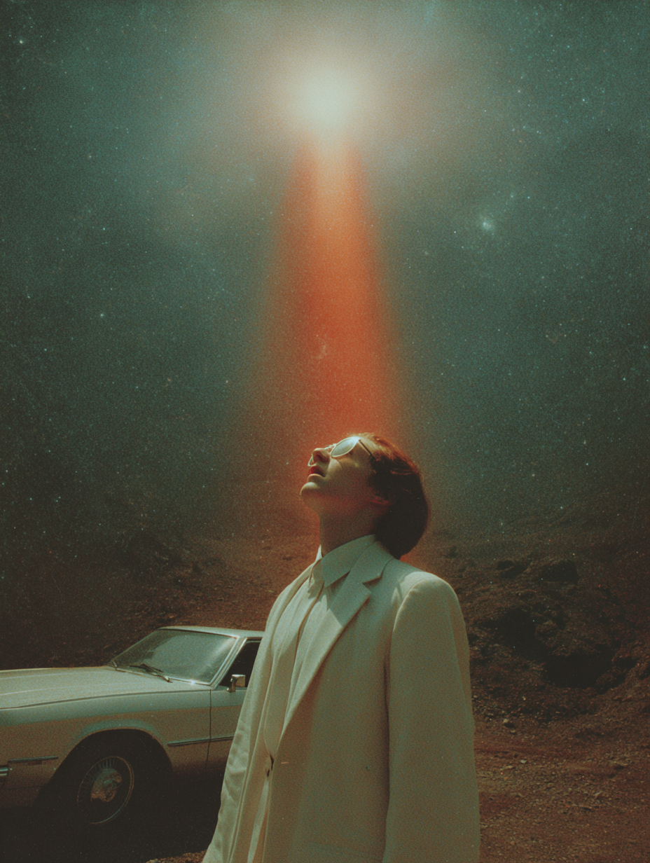 We spoke upon the stars up in the night.