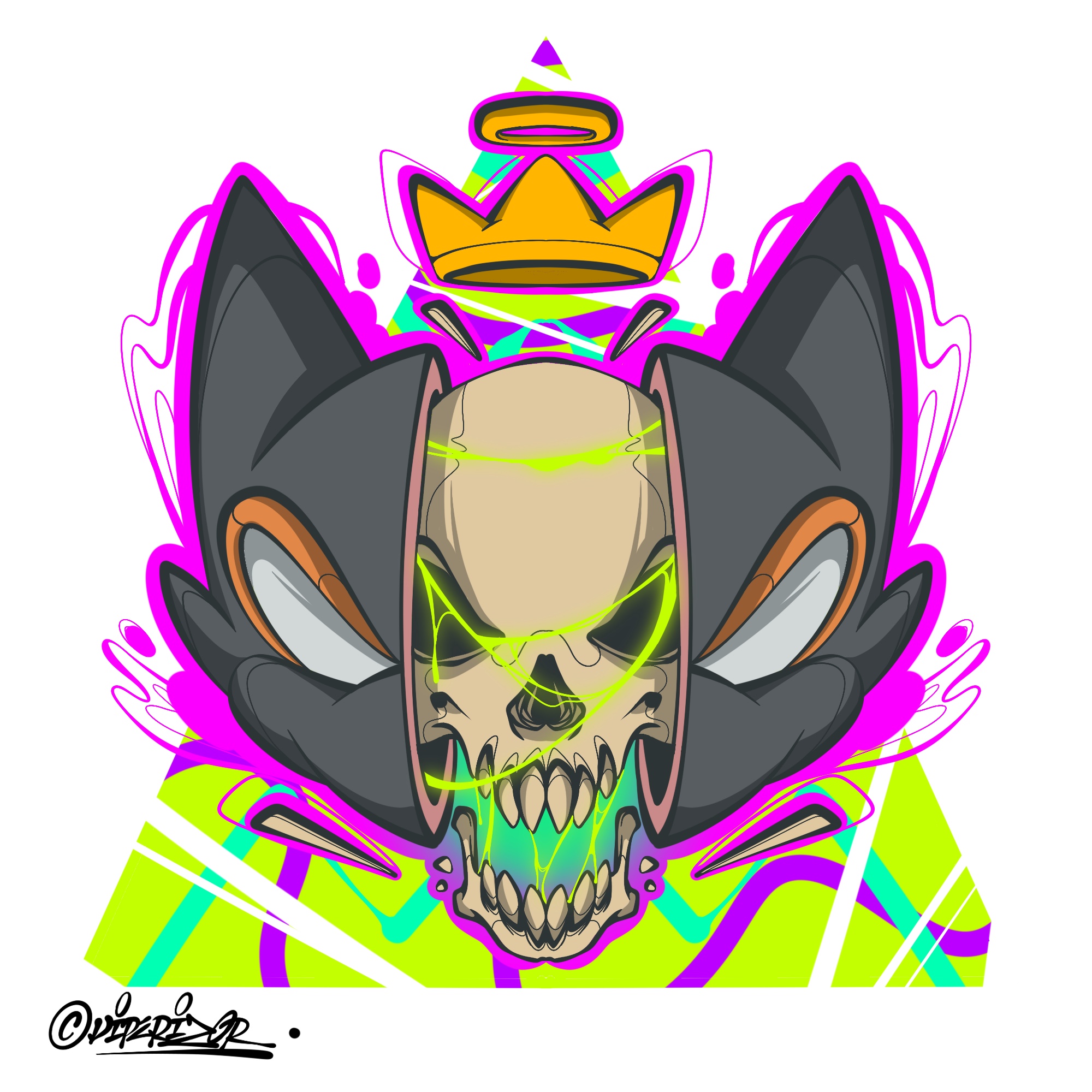 VIPERIZOR - SPLIT IT OUT SKULL