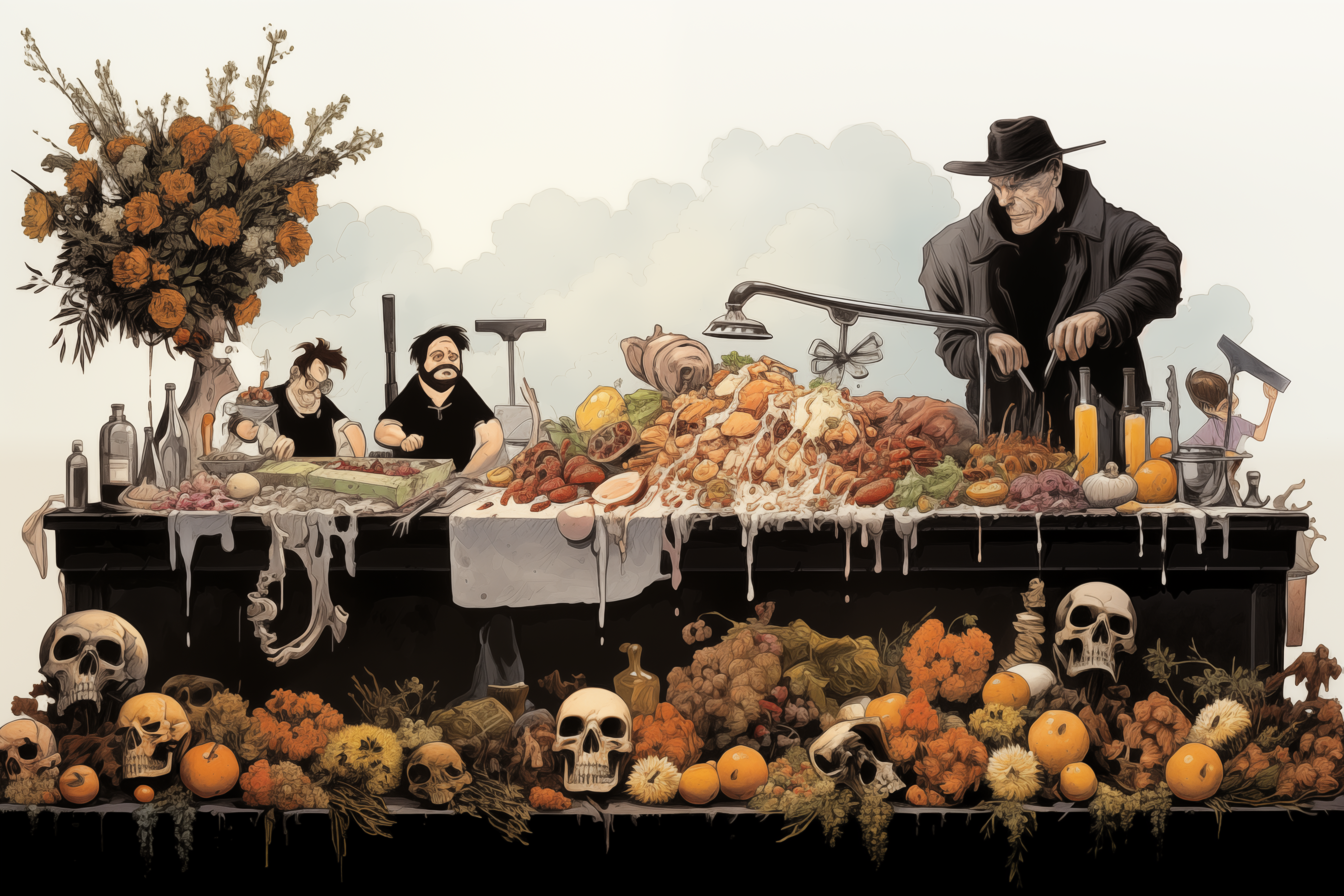 Sparsely Attended Funeral 