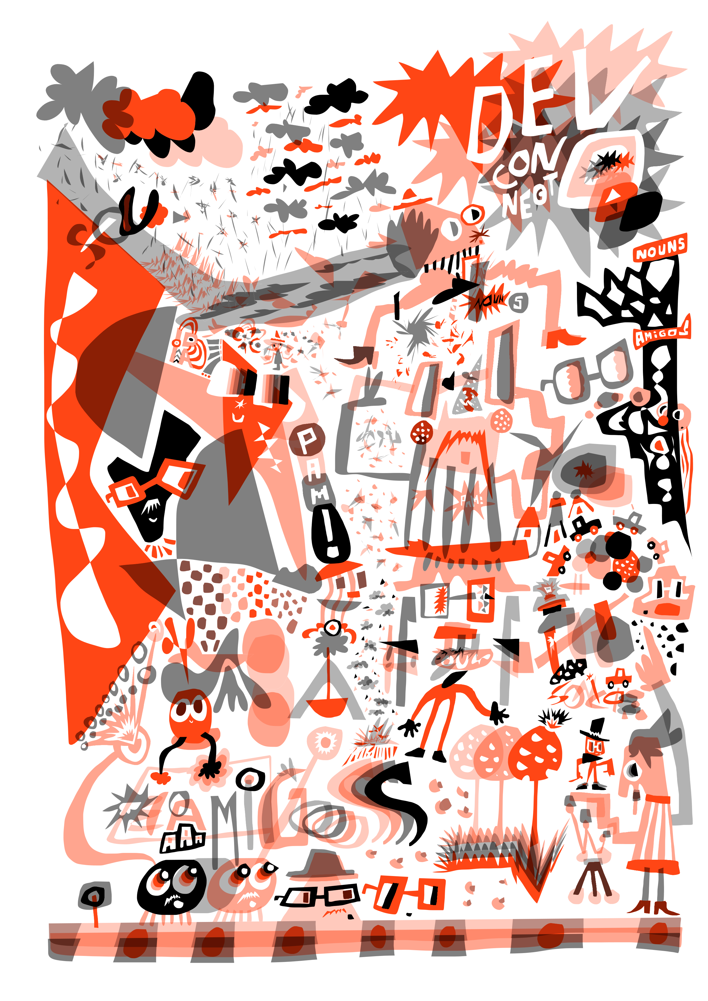 NOUNS x PAM! PAM! - AMIGO123